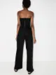 BONDI BORN strapless straight-leg jumpsuit