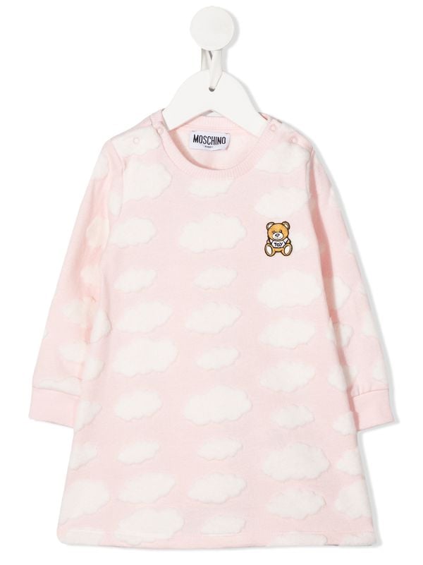 moschino pink sweater dress