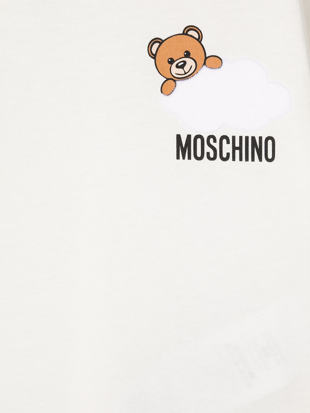 фото Moschino kids толстовка с принтом