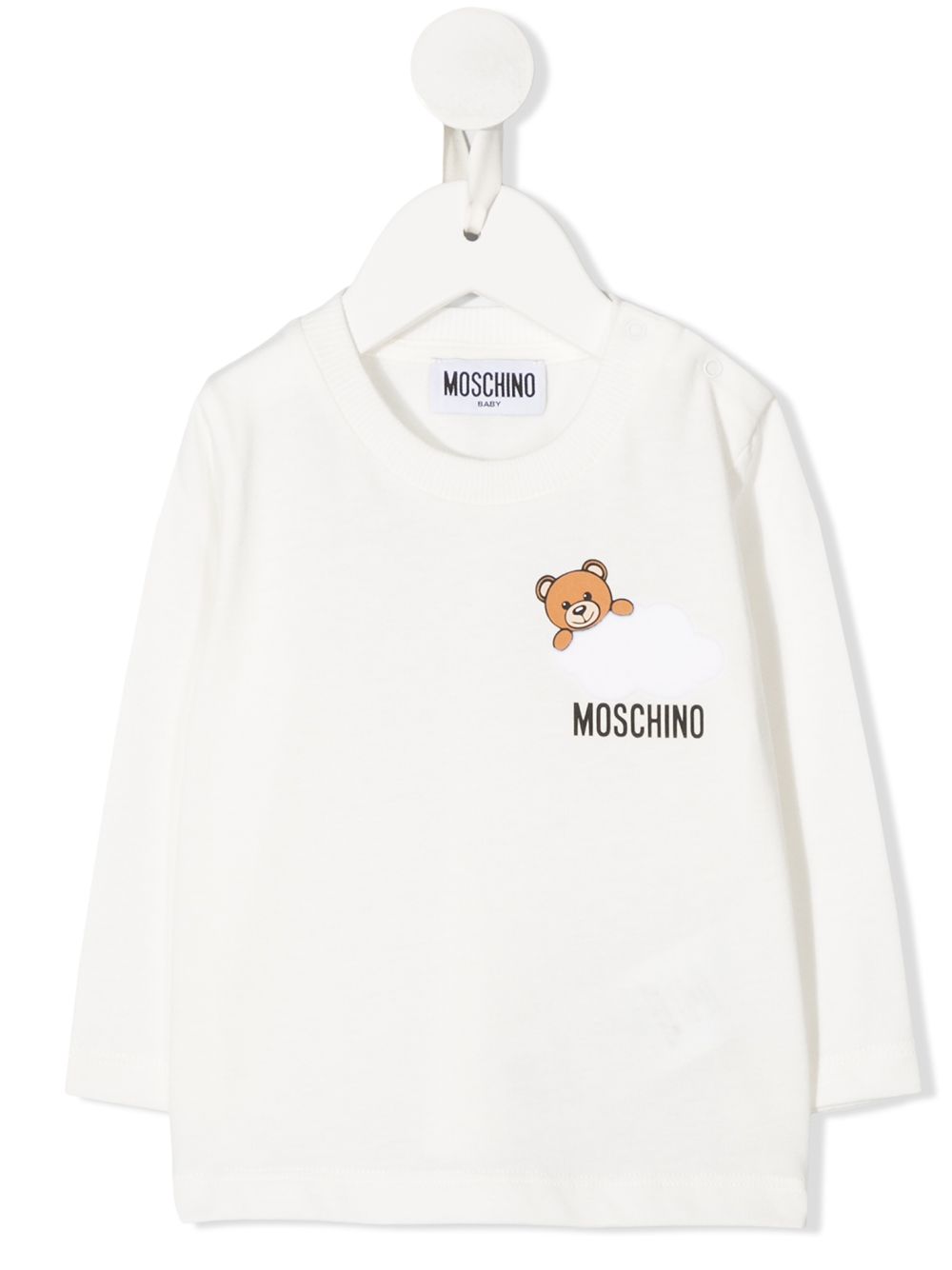 фото Moschino kids толстовка с принтом