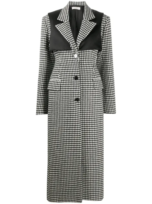 check maxi coat