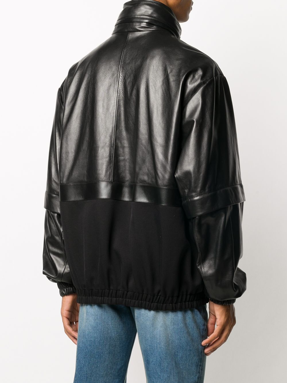 фото Gucci куртка-бомбер с отделкой web