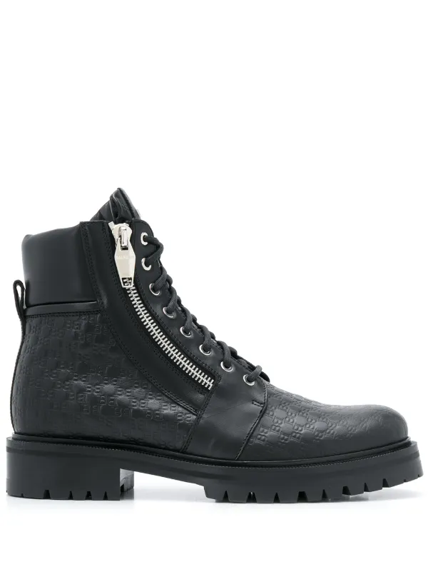 balmain leather boots
