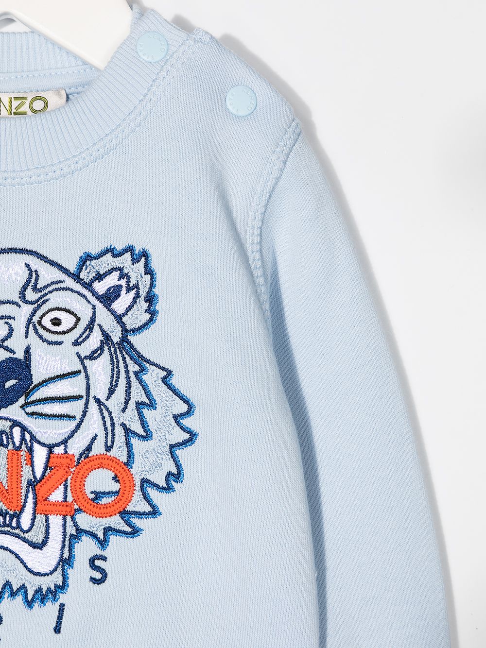 фото Kenzo kids толстовка с вышитым логотипом