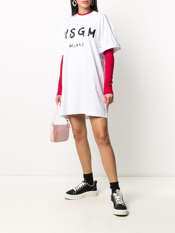 msgm t shirt dress