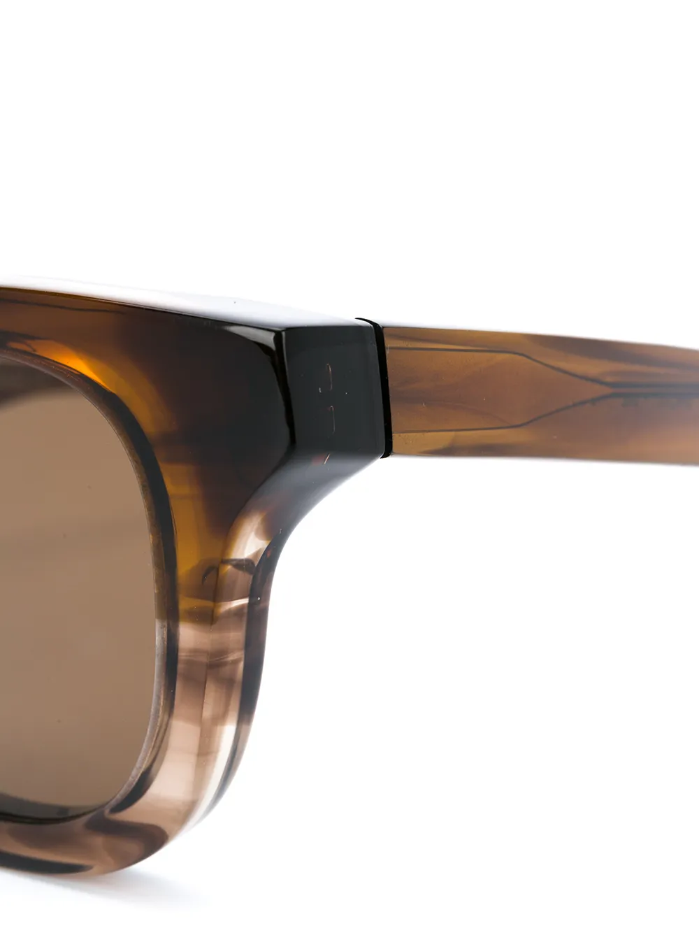 Thierry Lasry Zonnebril met vierkant montuur Bruin