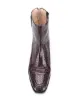 Alexa Chung snake-effect ankle boots