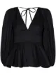 Image 1 of STAUD Luna peplum blouse