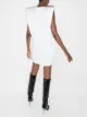 Frankie Shop T-Shirtkleid mit Schulterpolstern