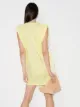 Frankie Shop Tina padded shoulder T-shirt dress