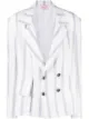 Image 1 of Natasha Zinko striped double-breasted blazer