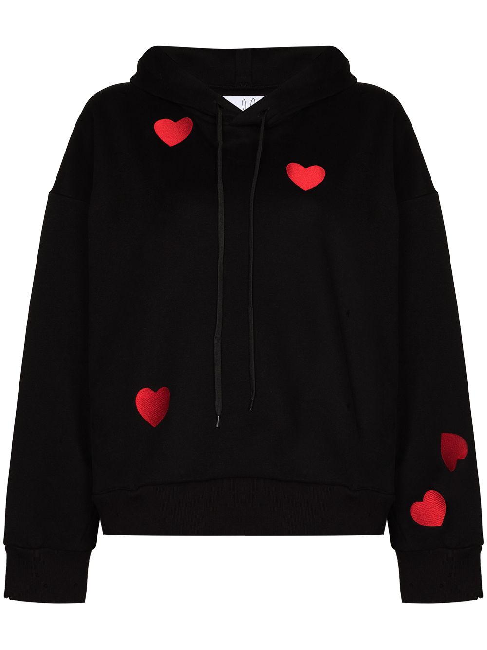 фото Natasha zinko embroidered heart hoodie