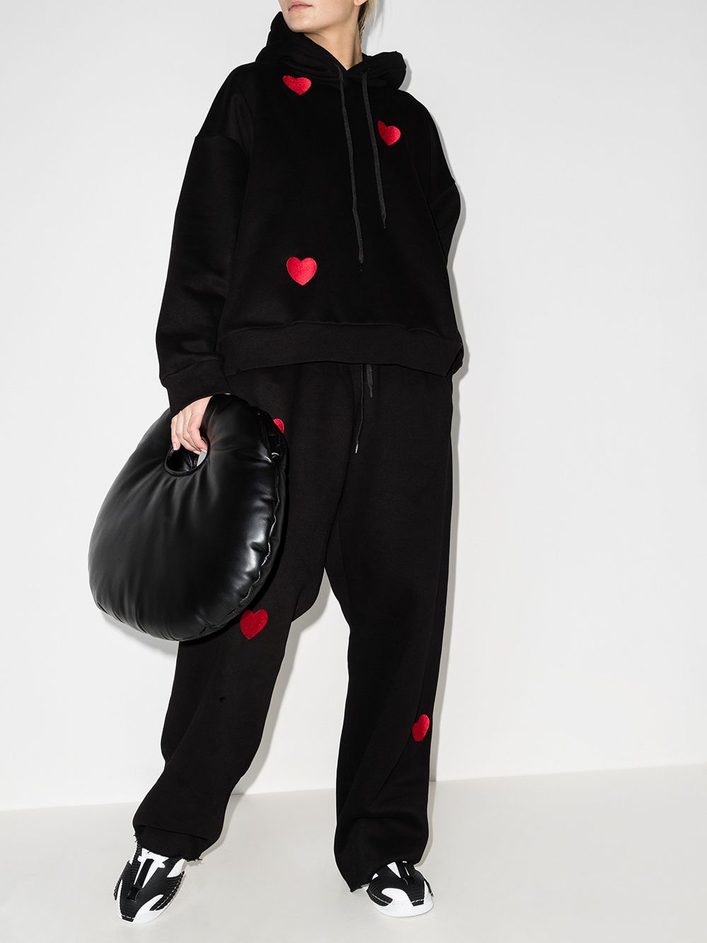 фото Natasha zinko embroidered heart hoodie