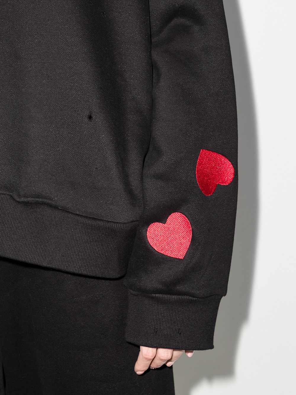 фото Natasha zinko embroidered heart hoodie