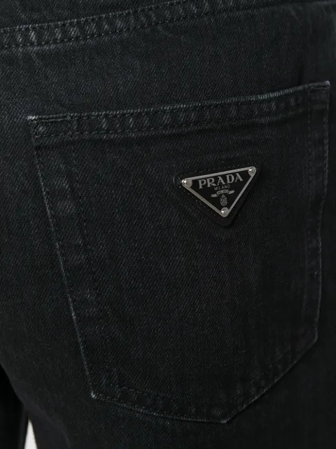 Prada high-rise Straight Leg Jeans 