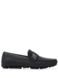 Ferragamo Signature Driver logo plaque loafers - Black