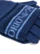 Emporio Armani knitted logo gloves