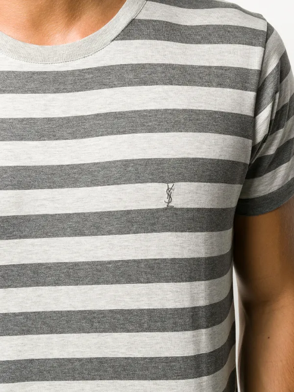 saint laurent striped t shirt