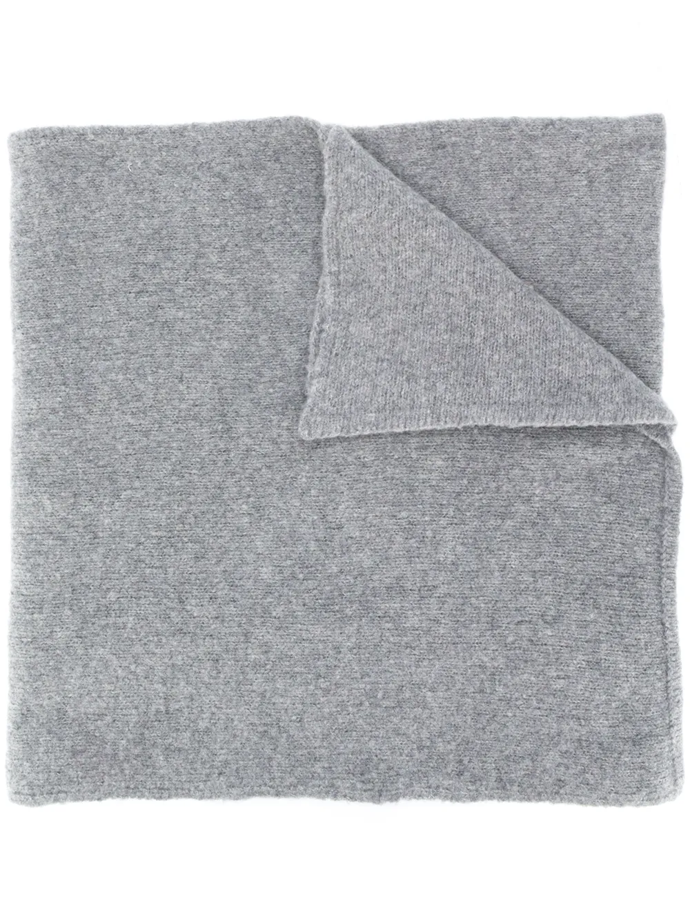 Click to view more detailed imagery on our partner's website Kenzo Knitted Logo Scarf In Grey