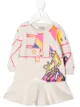 الصورة 1 من Kenzo Kids فستان بطبعة شعار جرافيك
