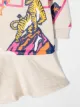 Kenzo Kids فستان بطبعة شعار جرافيك