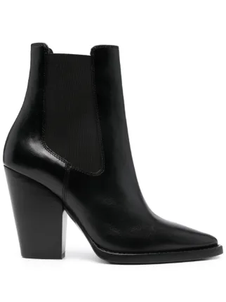 Saint Laurent 120mm Theo Chelsea Boots Black FARFETCH