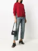 Image 2 of Maison Margiela logo-patch pebbled shoulder bag