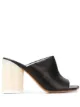 الصورة 1 من MM6 Maison Margiela صندل بكعب مربع وسميك