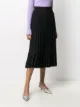 MM6 Maison Margiela تنورة ميدي بكسرات