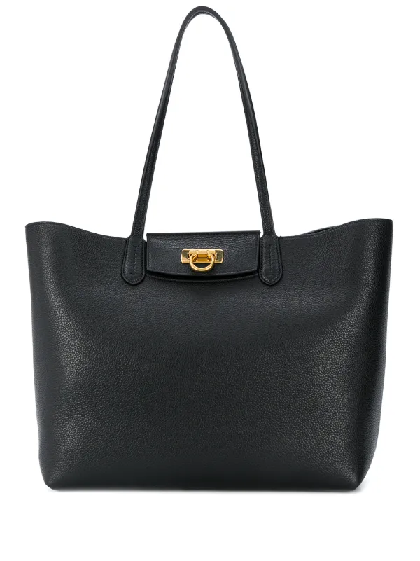 ferragamo leather tote