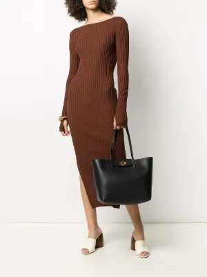 ferragamo leather tote