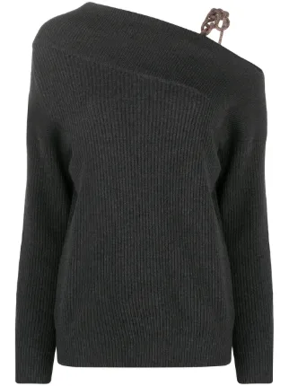 one shoulder cardigan