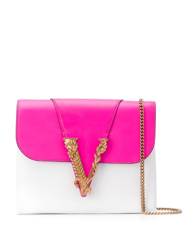 versace clutch pink