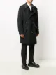 Les Hommes double layer belted trench coat
