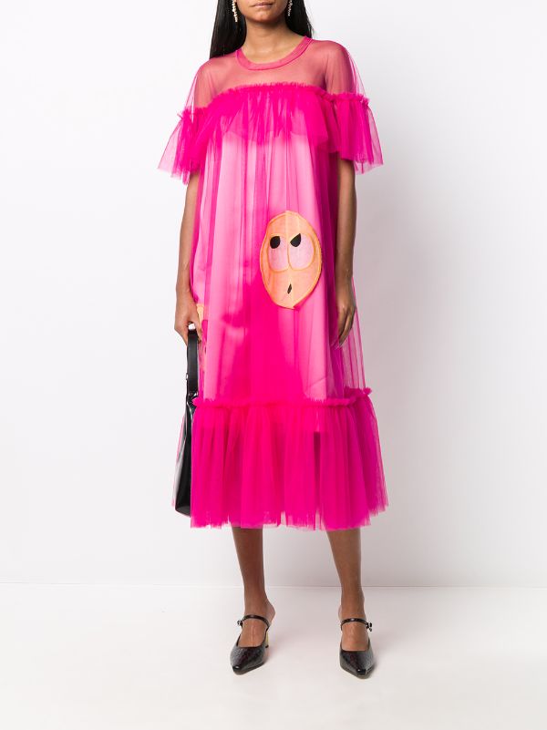 Shop Pink Viktor Rolf It S Complicated Tulle Dress With Express Delivery Saluscampusdemadrid