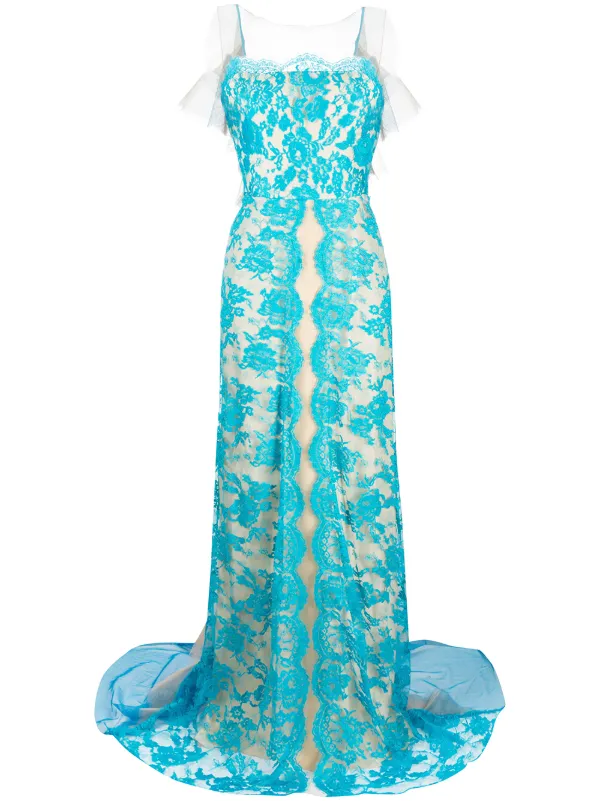 lace embroidered maxi dress