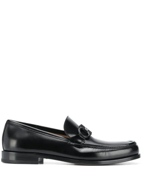 Salvatore Ferragamo Mocassim de couro com fivela Gancini