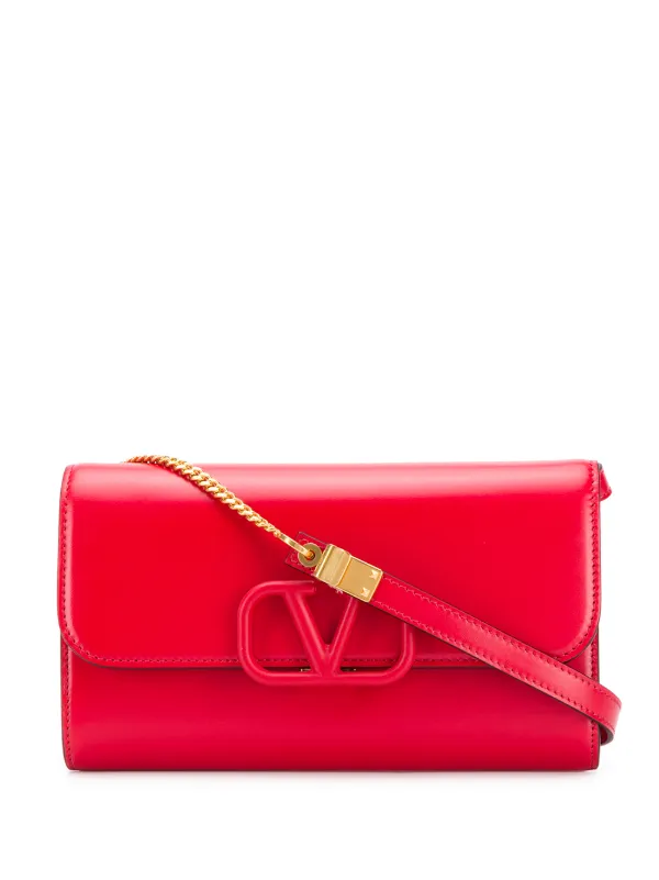 valentino red crossbody bag