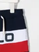 Ralph Lauren Kids شورت رياضي بخطوط وشعار الماركة
