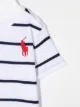 Ralph Lauren Kids striped polo logo T-shirt