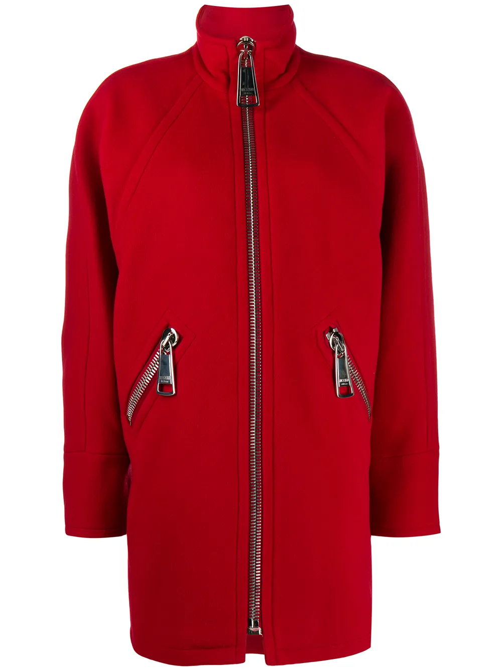 Moschino Oversized zip-up Coat AwwYS dR7R0 Moschino Oversized zip-up Coat AwwYS dR7R0