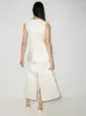 A.W.A.K.E. Mode Tuxedo corseted sleeveless top