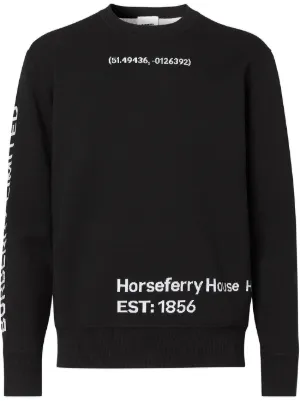 grey burberry jumper