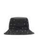 GANNI studded nylon bucket hat