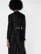 A.W.A.K.E. Mode deconstructed collarless blazer jacket