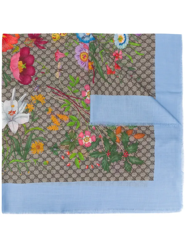 gucci flora scarf