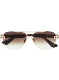 Dita Eyewear Grand-Evo Two pilot-frame sunglasses - Brown