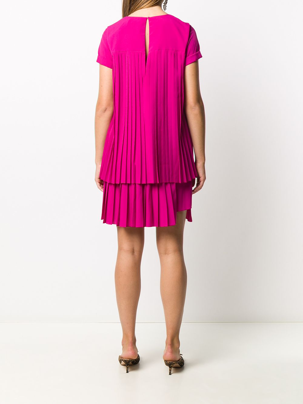 Nº21 pleat-detailing Tiered Mini Dress - Farfetch