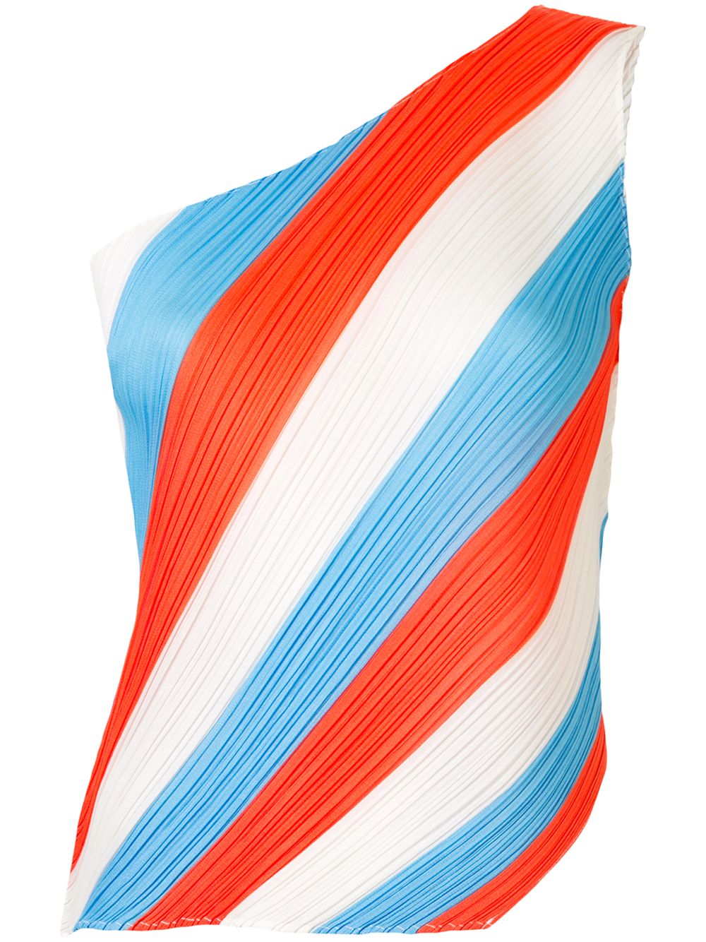 фото Pleats please issey miyake плиссированный топ в полоску