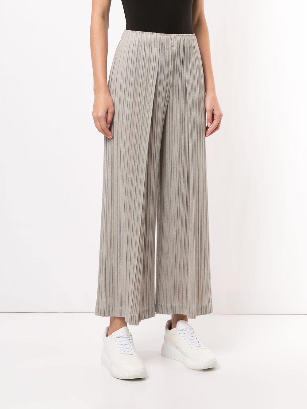 фото Pleats please issey miyake укороченные брюки ramie с плиссировкой